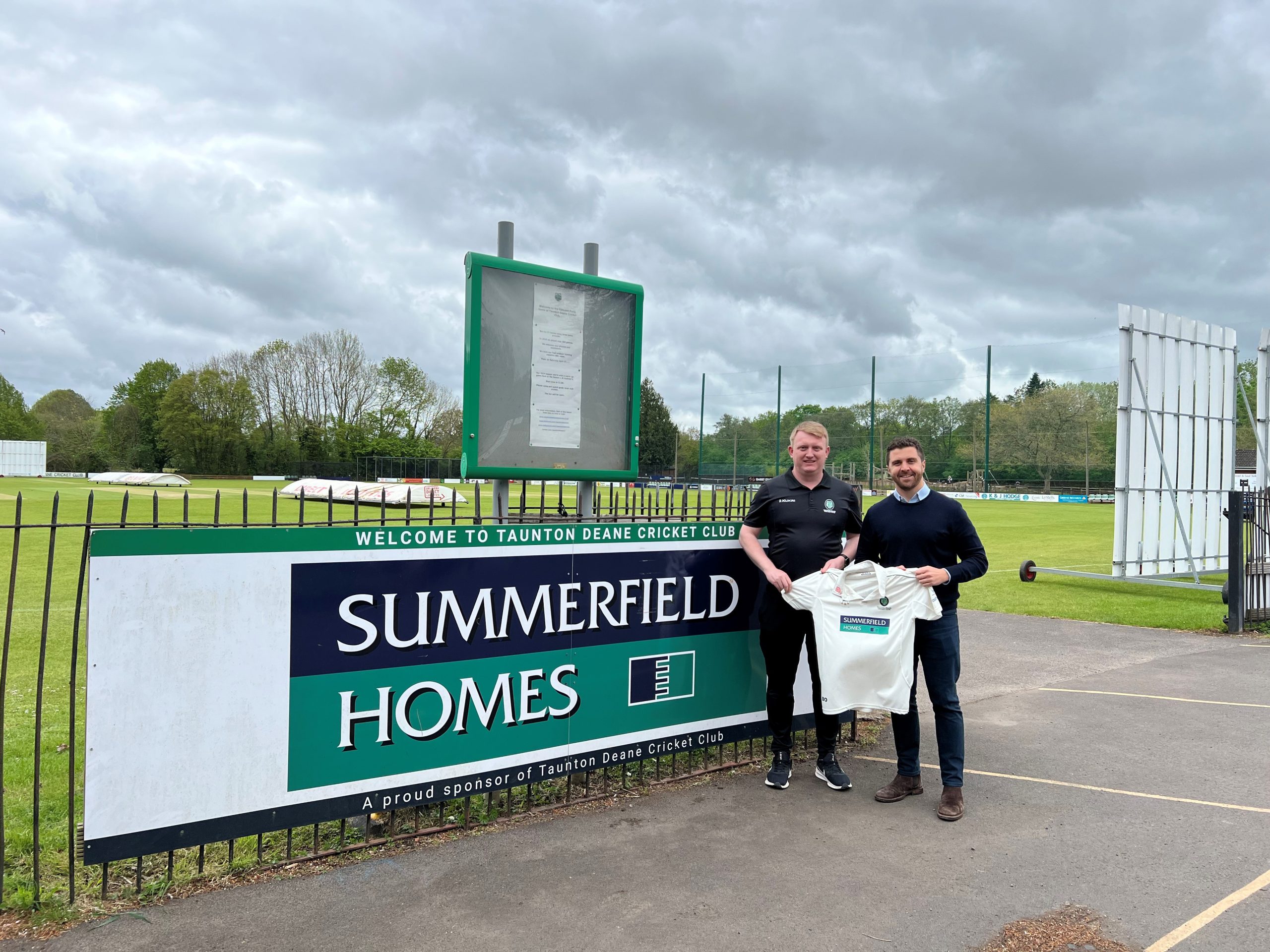 Summerfield Homes Sponsor Taunton Deane Cricket Club for their 2024 Season