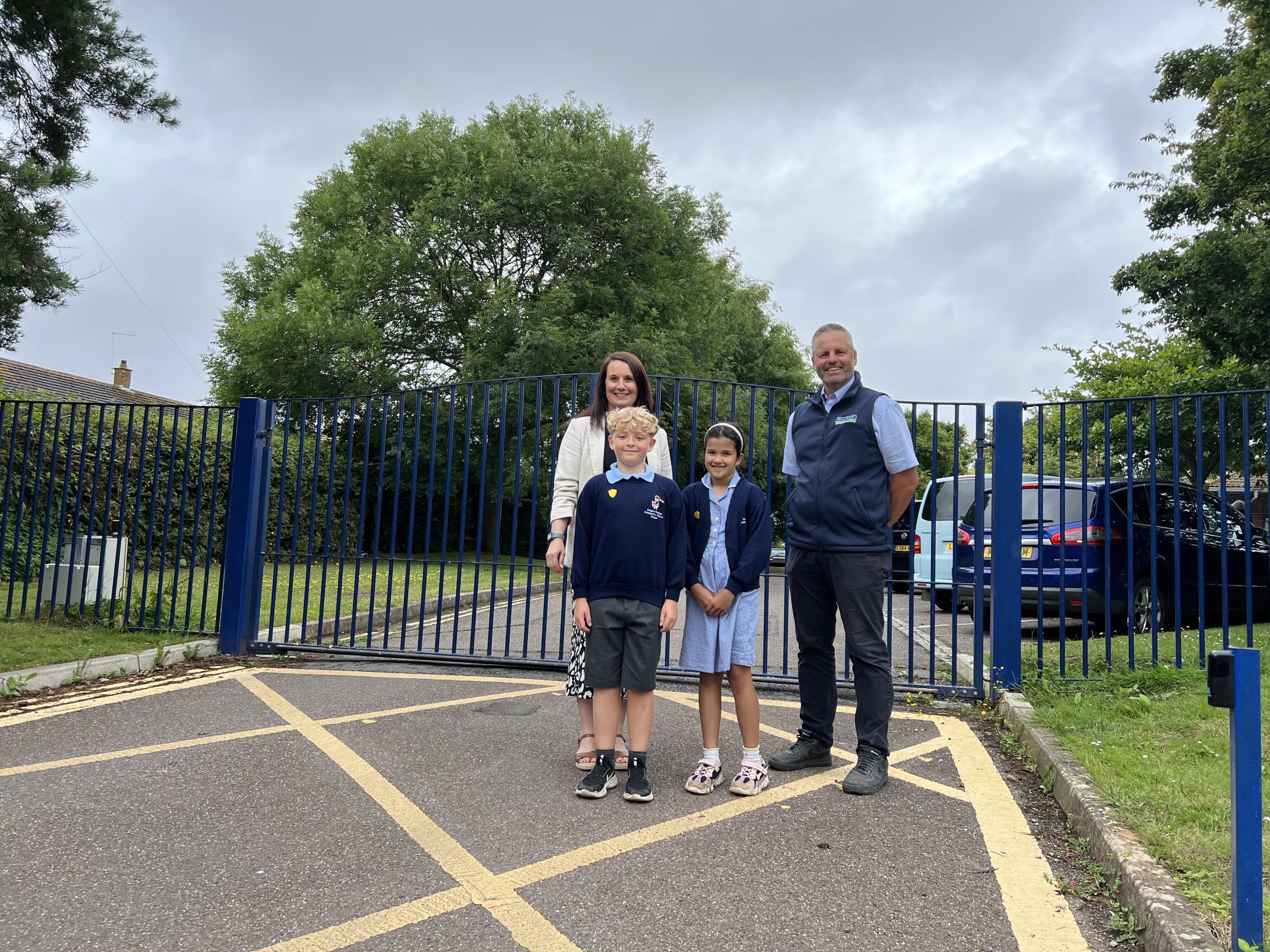 Summerfield Homes Handover New Gates to Local First School